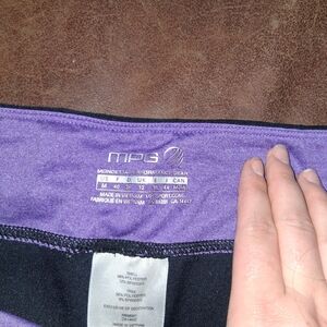 MPG Purple and Black Activewear